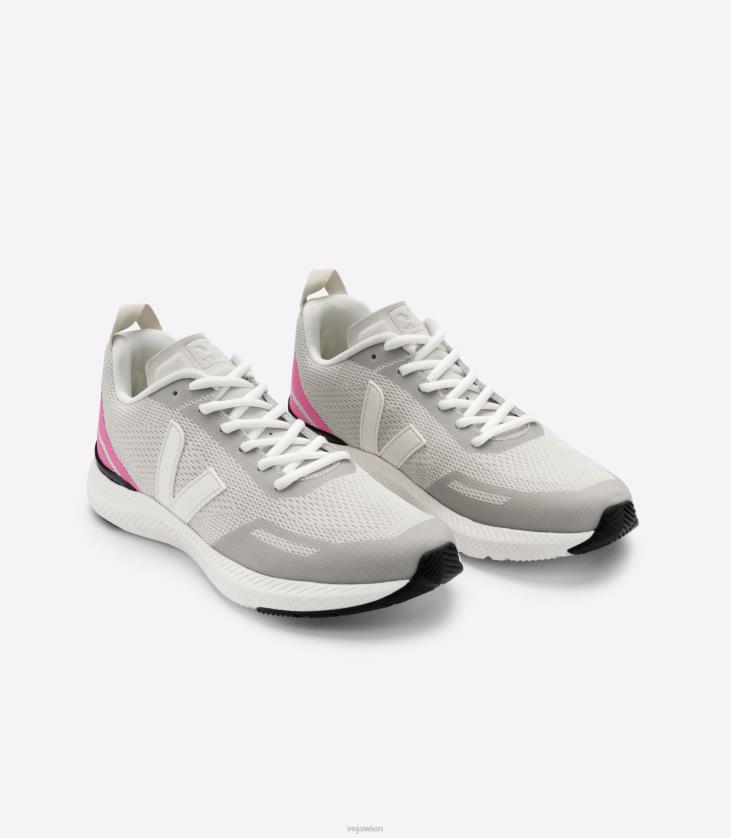 8JL44286Veja Impala-Sari aus natürlichem Netzgewebe