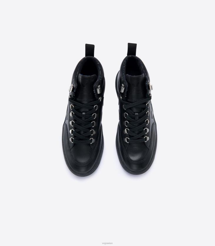 8JL44253Veja Roraima-Leder, schwarze Graphit-Sohle