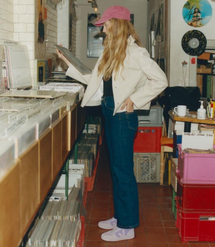 8JL44232Veja V-10 Wildleder Multico Lavande