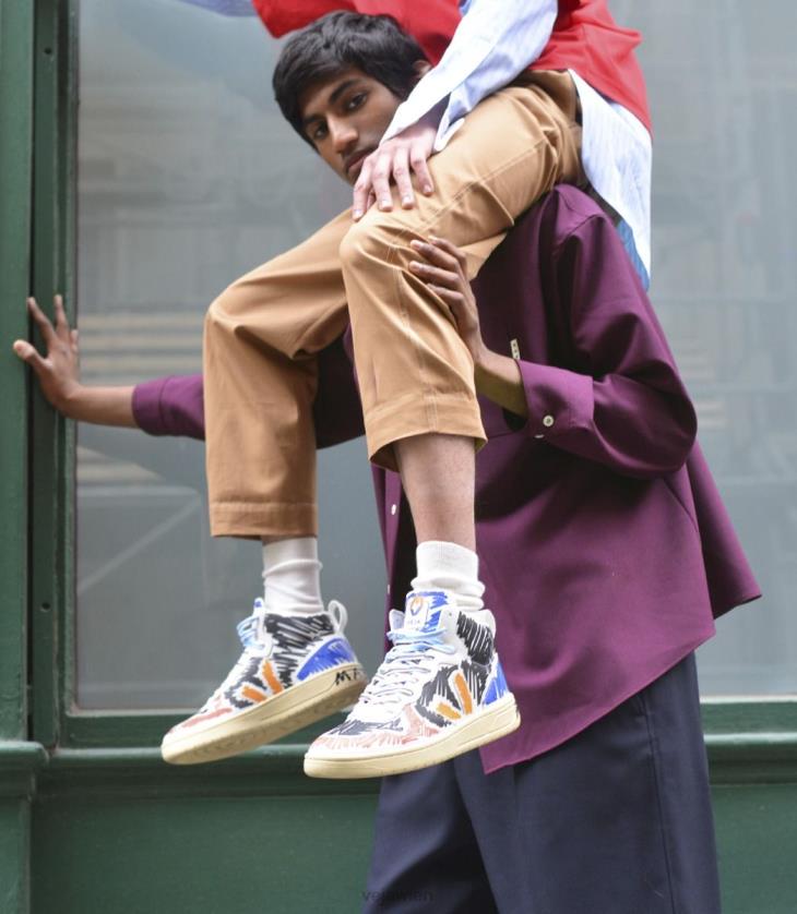 8JL44240Veja X V-15 Leder Marni schwarz