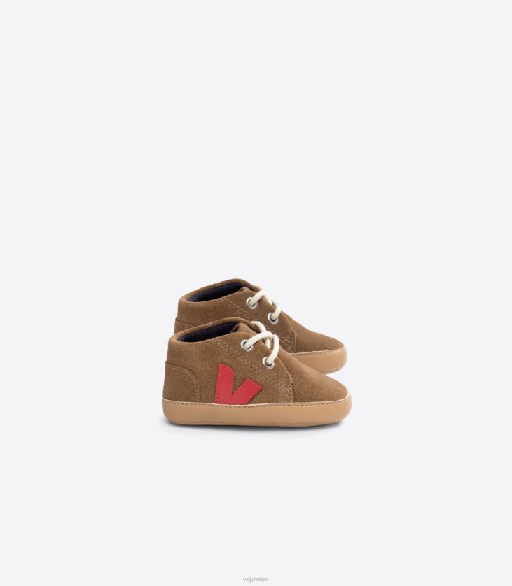 8JL44406Veja Baby-Wildleder, braunes Peking