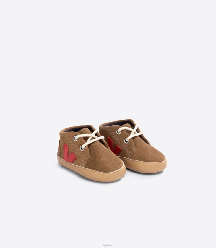 8JL44406Veja Baby-Wildleder, braunes Peking