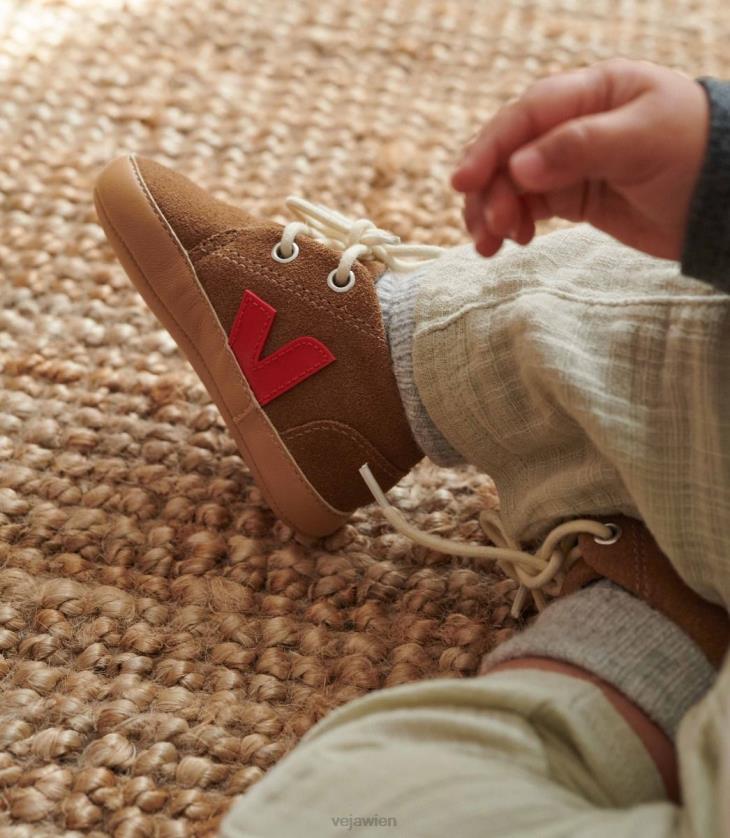 8JL44406Veja Baby-Wildleder, braunes Peking