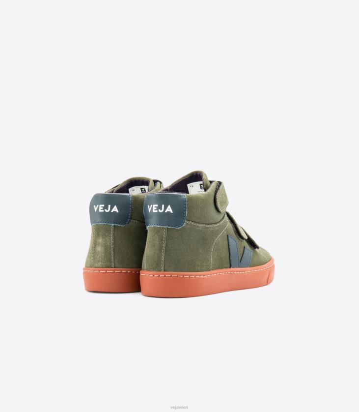 8JL44312Veja Esplar Mid Wildleder Mud Nautico Rostsohle
