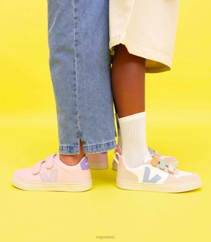 8JL44334Veja Esplar chromfreies Leder Petale Parme