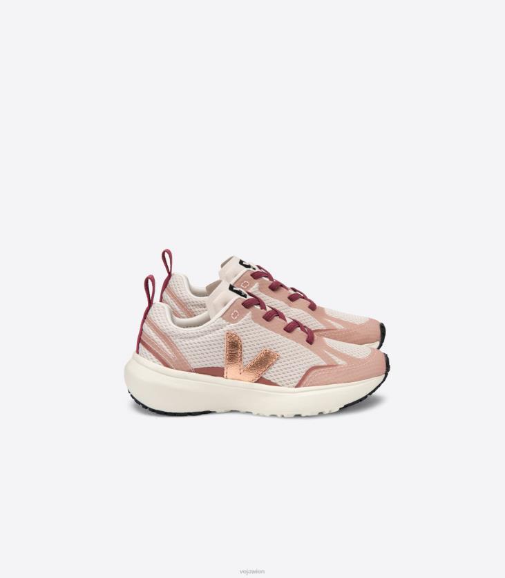 8JL44385Veja Kanarische elastische Schnürsenkel Alveomesh natürliche Venus