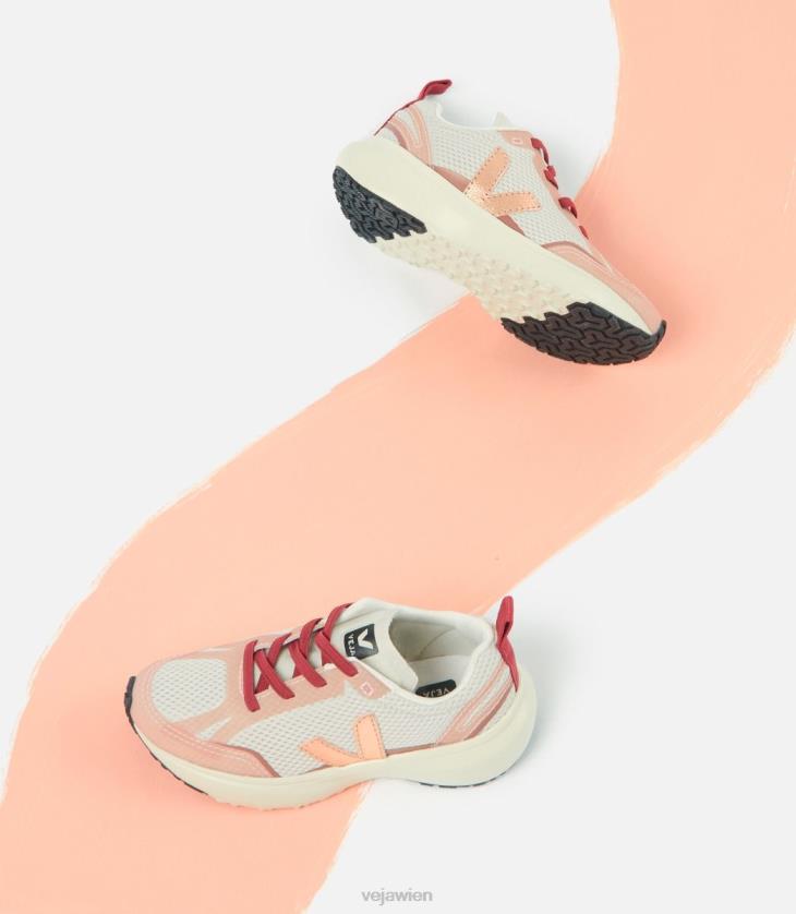 8JL44385Veja Kanarische elastische Schnürsenkel Alveomesh natürliche Venus