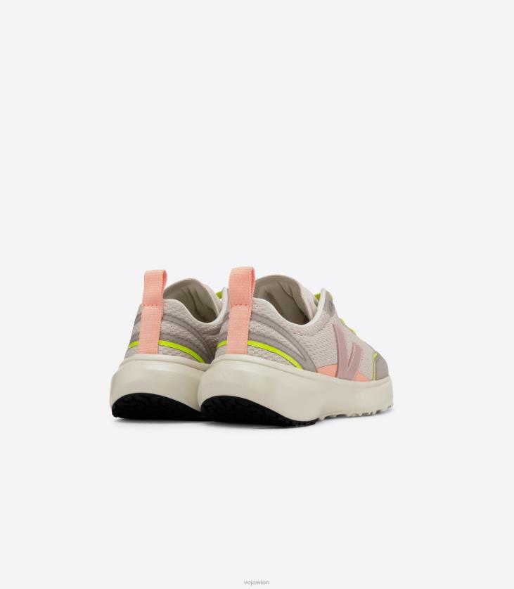 8JL44388Veja Kanarische elastische Schnürsenkel, Alveomesh, natürliches Babe