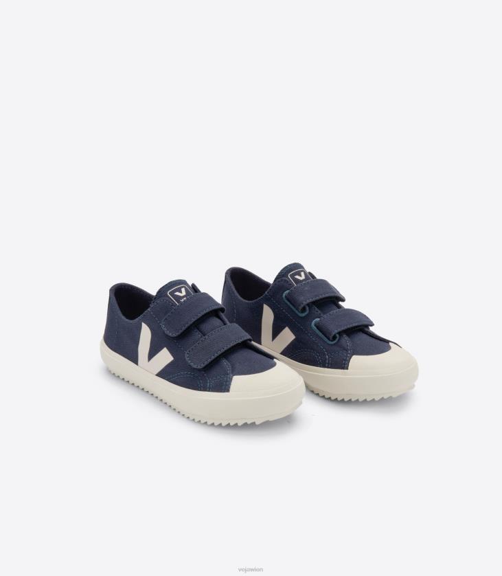 8JL44400Veja Ollie Canvas Marine Pierre