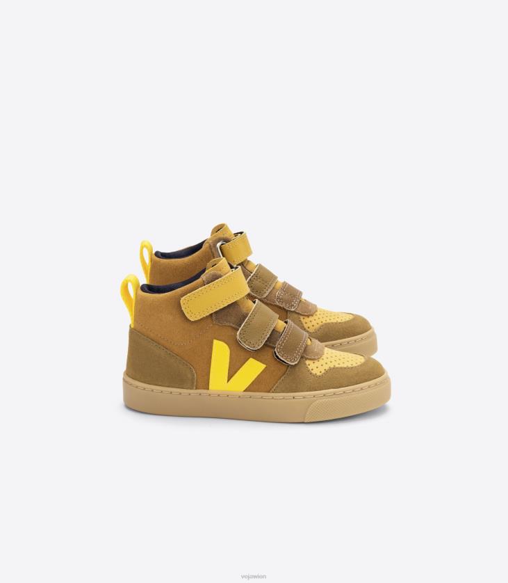 8JL44345Veja V-10 Mid Wildleder Multico Camel Tonic