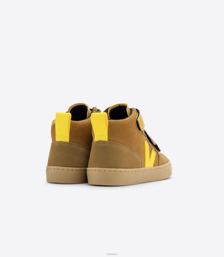 8JL44345Veja V-10 Mid Wildleder Multico Camel Tonic