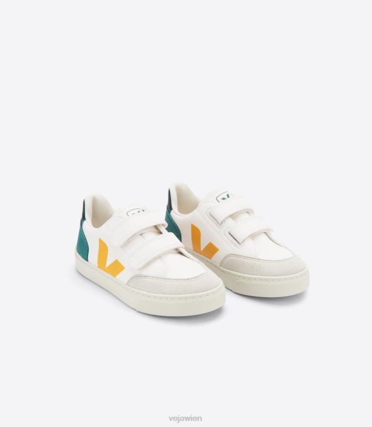 8JL44308Veja V-12 Chromfreies Leder Multico Brittany