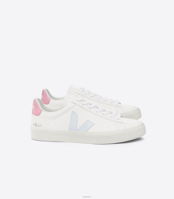 8JL4418Veja Campo chromfreies Leder White Ice Guimauve