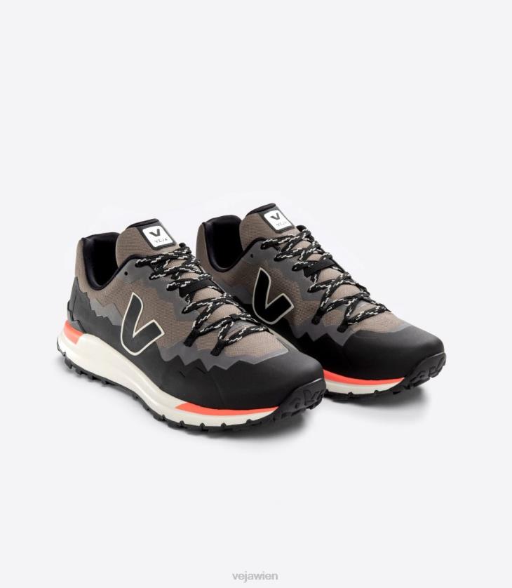 8JL441Veja Fitz Roy Trek Shell Basalte Black