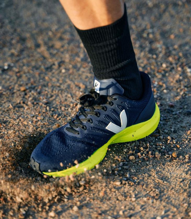 8JL44205Veja Marlin LT V-Strick, Schwarz, Kaki, Gelb, Fluo