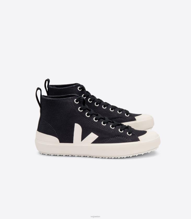 8JL44157Veja Nova HT Canvas schwarz Pierre