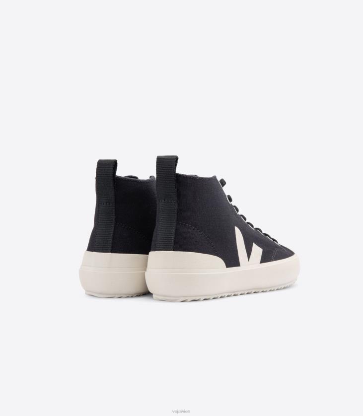 8JL44157Veja Nova HT Canvas schwarz Pierre