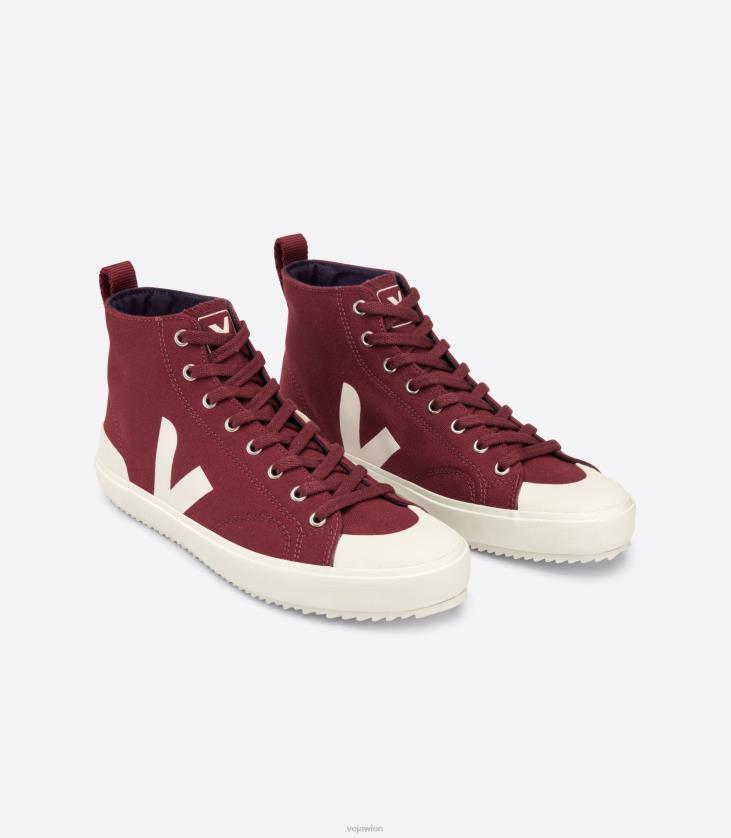 8JL44158Veja Nova HT Canvas Amarante Pierre