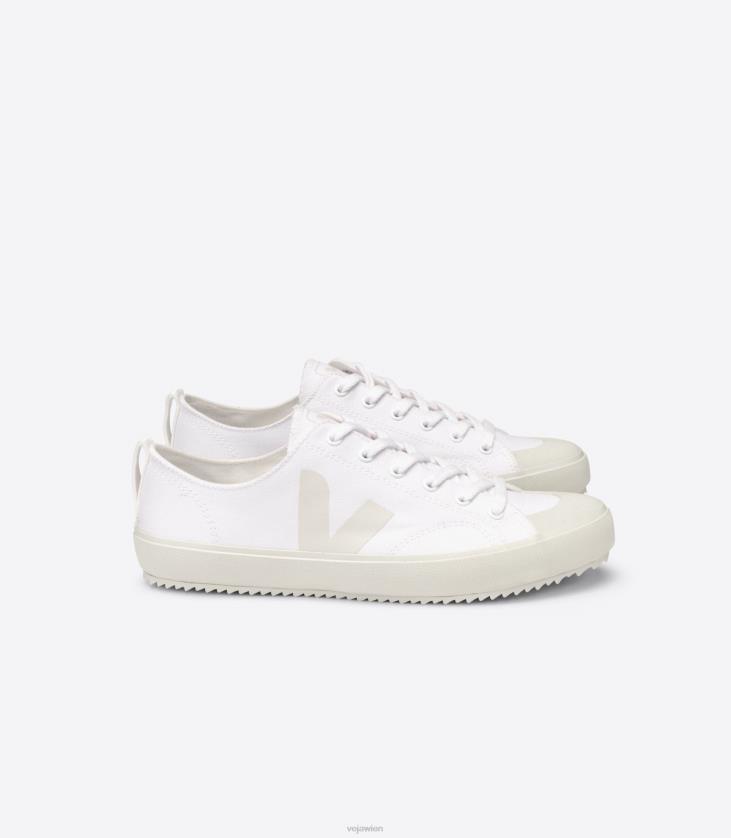 8JL44160Veja Nova Canvas weiß Pierre