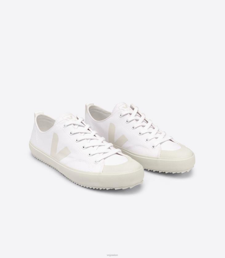 8JL44160Veja Nova Canvas weiß Pierre