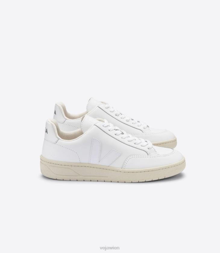 8JL4433Veja V-12 Leder weiß