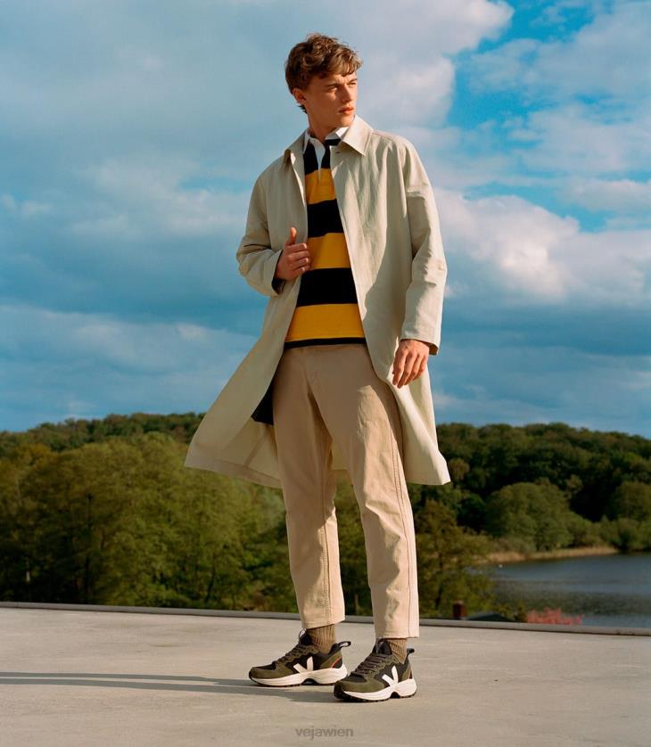 8JL44182Veja Venturi B-Mesh schwarzer Olivenpierre